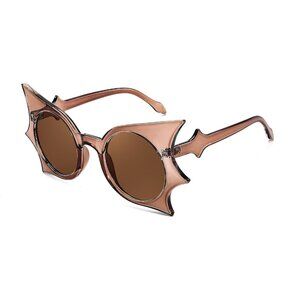 Women Men Funny Sunglasses Butterfly Shaped Bat Shades for Halloween